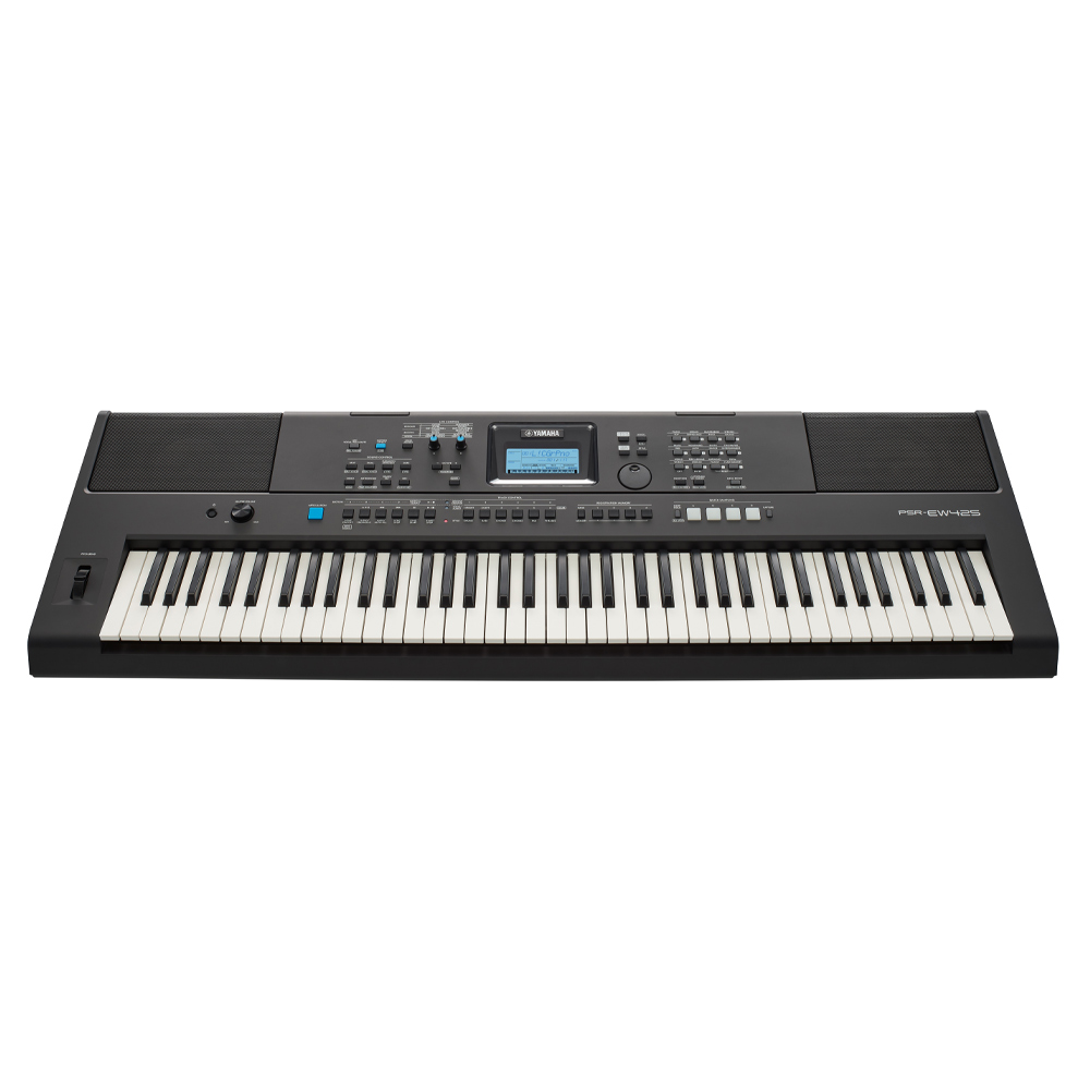 “Yamaha PSR EW425 keyboard with 76 keys and premium sound features”