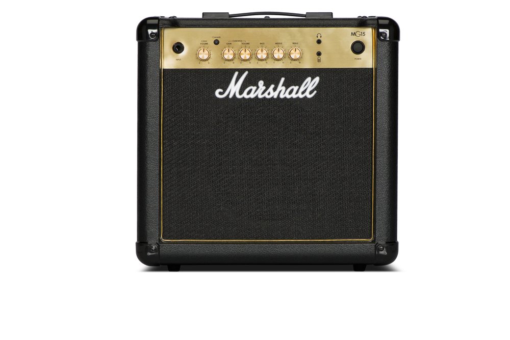 Key Features of Marshall Amplifier MG15 Powerful Performance with Marshall Amplifier MG15 – Delivering a strong 15-watt output, this compact amplifier produces impressive sound that easily fills small rooms or studios. It offers great tonal clarity, making it ideal for both beginners and experienced guitarists. Dual Channel Versatility – With clean and overdrive modes, players can seamlessly switch between smooth melodies and intense distortion. This flexibility ensures you can experiment with different genres and tones effortlessly. Iconic Marshall Sound – Renowned for its legendary tone, this amplifier captures the true Marshall character with deep lows, crisp highs, and rich mids. It maintains sound balance even at higher volumes. User-Friendly Controls – Featuring intuitive knobs for volume, bass, middle, treble, and contour, it allows players to fine-tune their tone quickly. The layout is simple, ensuring easy navigation for all levels of users. Aux and Headphone Inputs – Moreover, the MG15 includes an auxiliary input for connecting media devices and a headphone output for silent practice sessions. These additions enhance usability and convenience. Durable and Reliable Design – Built with high-quality materials, the amplifier guarantees long-lasting performance. Its sturdy enclosure protects internal components, making it suitable for regular transport and live use. Compact and Portable Build – Despite its powerful sound, it remains lightweight and easy to carry. Therefore, it’s perfect for musicians who need mobility without compromising on sound quality. Consistent Tone Delivery – Additionally, the amp ensures stable tone production across various volume levels. It retains clarity and punch, whether played quietly at home or loudly during band practice. Perfect for Practice and Performance – Its balance of power, tone, and portability makes it an excellent choice for home rehearsals, studio sessions, or small gigs. Affordable Quality – Finally, the Marshall Amplifier MG15 combines affordability with professional-grade sound, offering excellent value for its price range. It remains a top pick among guitarists seeking dependable tone in a compact setup.